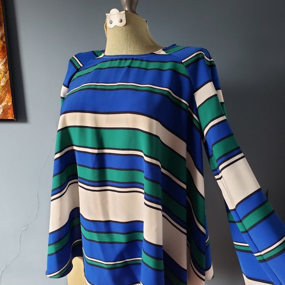 H&M Striped Swing Top/Size 4 - Picture 2 of 7